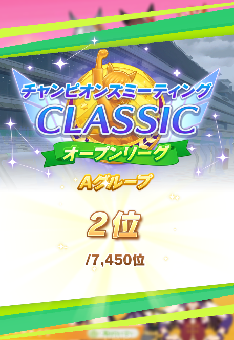 CLASSIC Cup 6 Finals Group A Results - 2nd Place Achievement